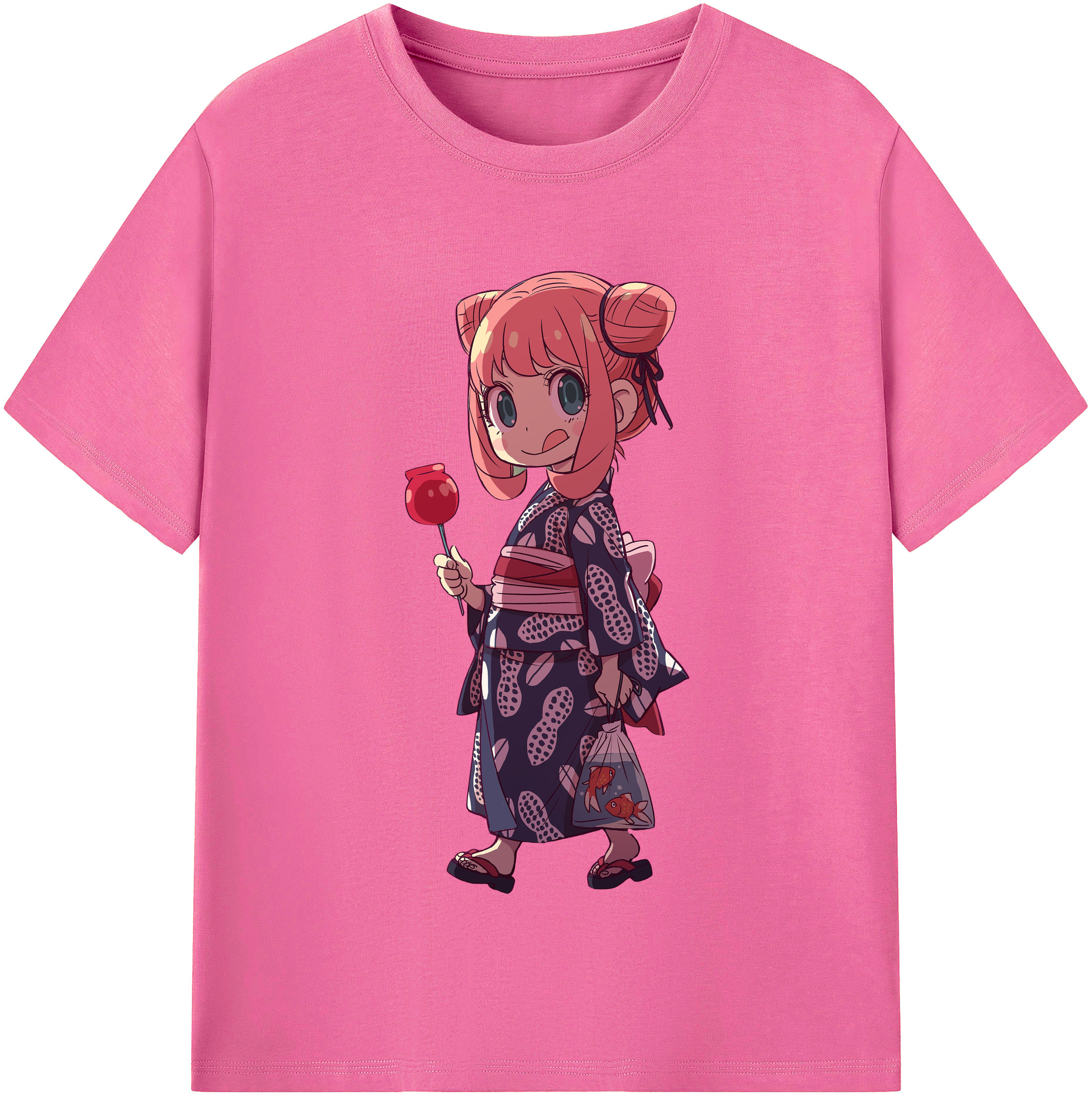 （画像用） SPY×FAMILY间谍家家酒 レディースカジュアルプリントTシャツ（綿100％）